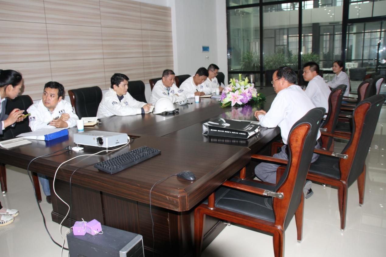 中國船基社賈處長(cháng)一行考察我公司